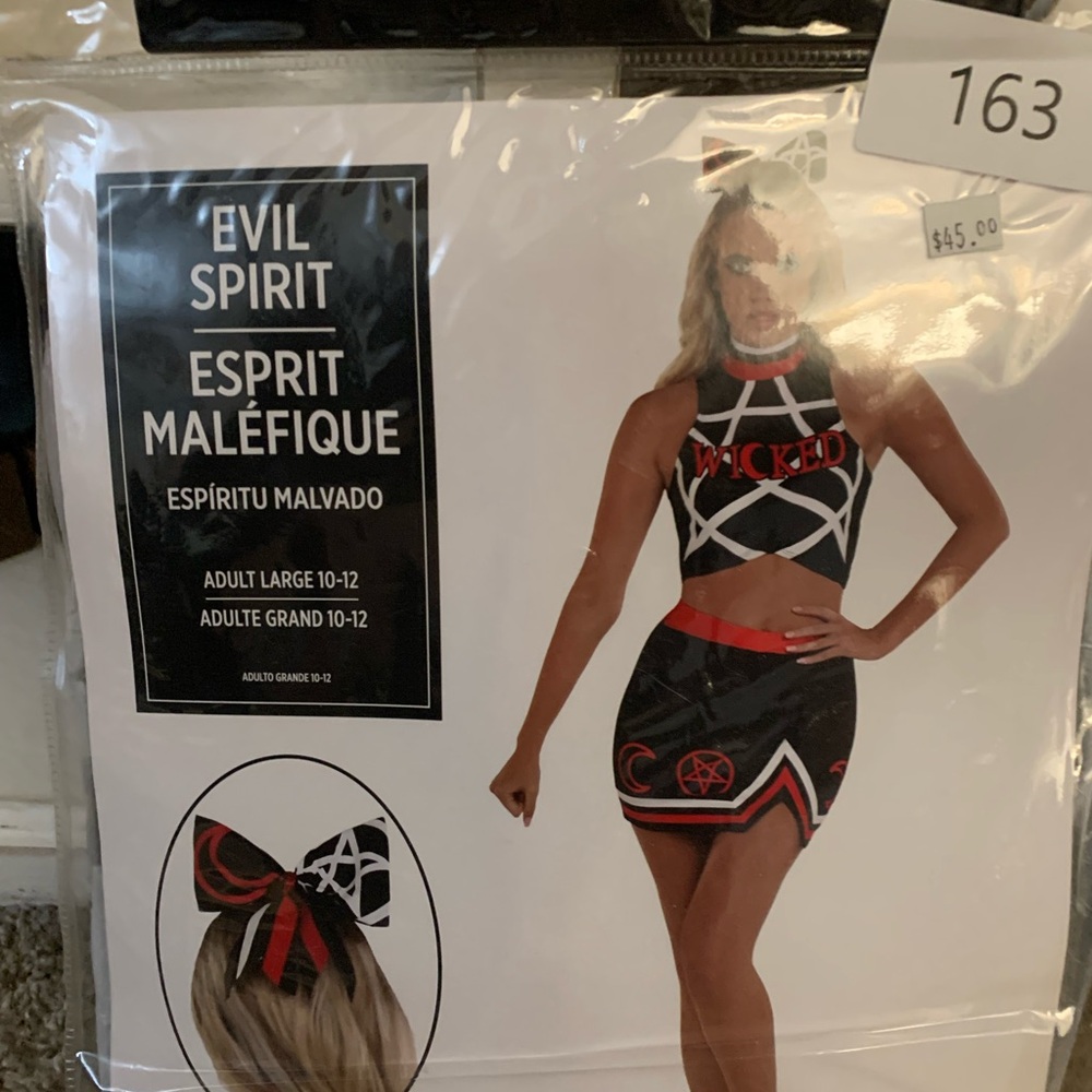 Adult Wicked Cheerleader Costume, Size L/10-12
